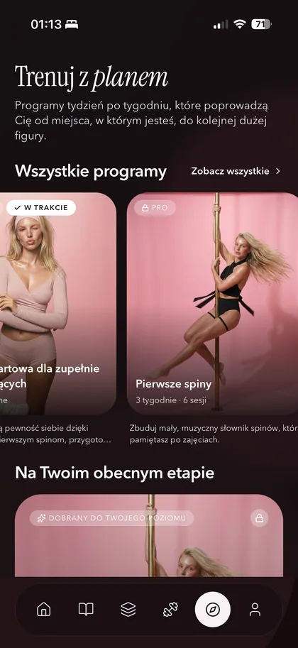 Plany treningowe Coquet: Ścieżka startowa dla zupełnie początkujących i Pierwsze spiny
